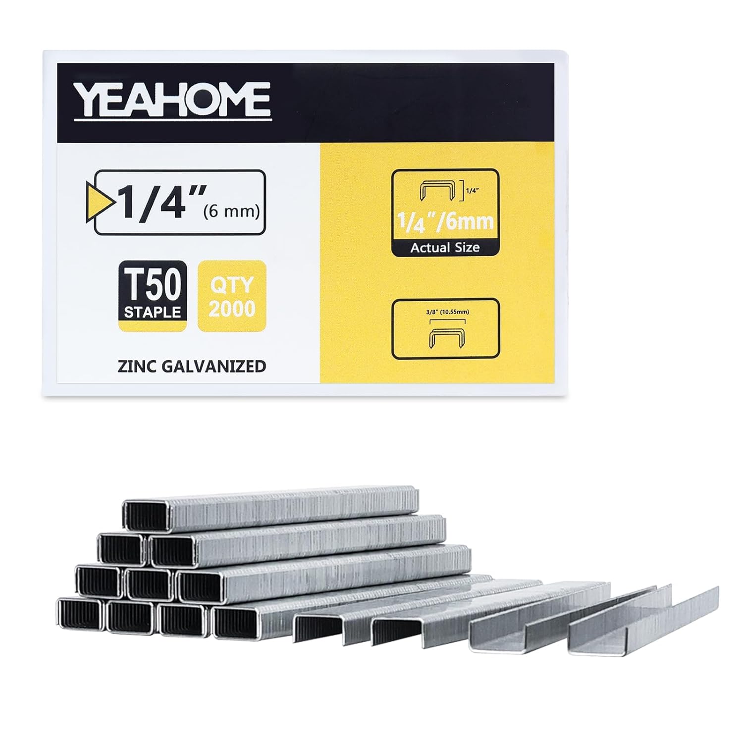 Staple Gun Electric - YEAHOME Heavy Duty Staples, 2000 Counts