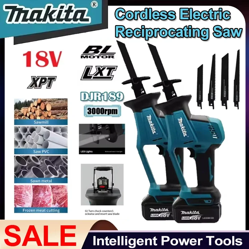 Reciprocating Saw Cordless - Makita DJR189 Cordless Electric Reciprocating Saw
