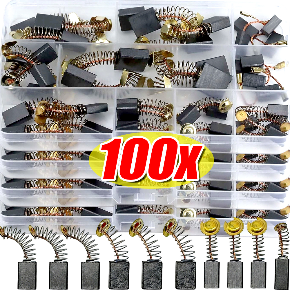 Power Tools Carbon Brush - 100/50x Carbon Brush Repair Kit Power