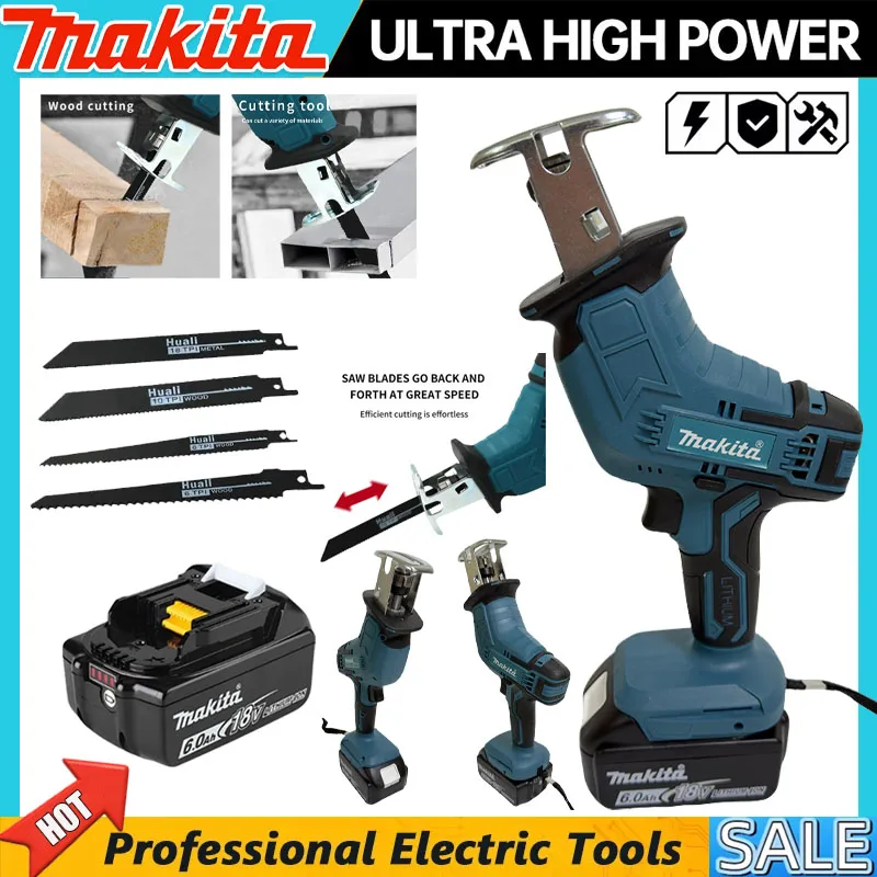 Reciprocating Saw Cordless - Makita Cordless Electric Reciprocating Saw Wood
