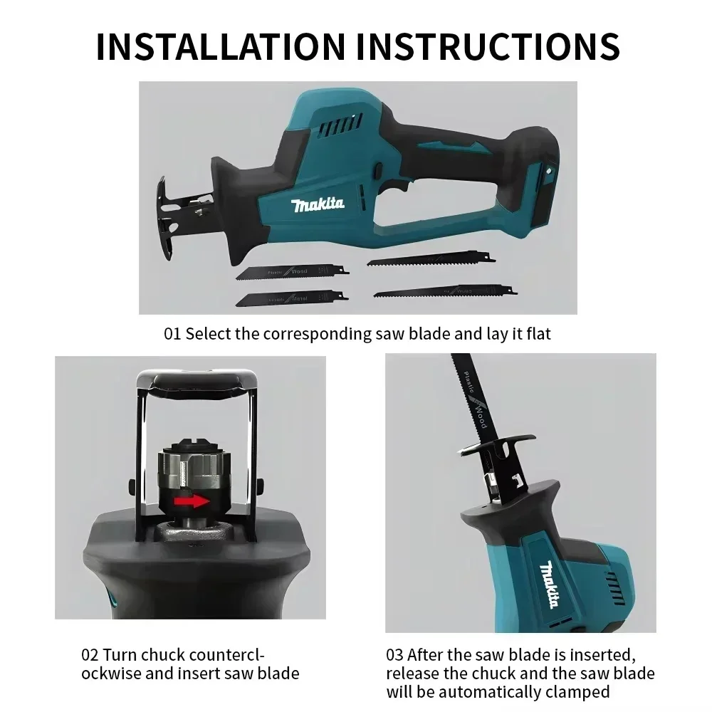 Makita DJR189 18V Cordless Ele - огляд і ціна Reciprocating Saw Cordless
