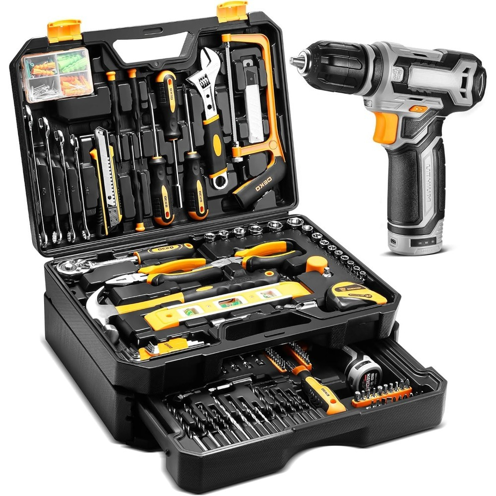 US Shipping Tool Kit Box Drill - огляд і ціна Combo Power Tools