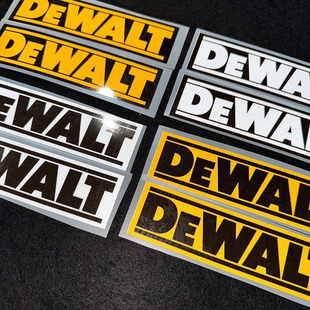 Reflective DEWALT Logo Sticker - огляд і ціна Power Tools Logo