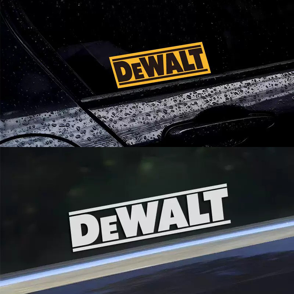Reflective DEWALT Logo Sticker - огляд і ціна Power Tools Logo