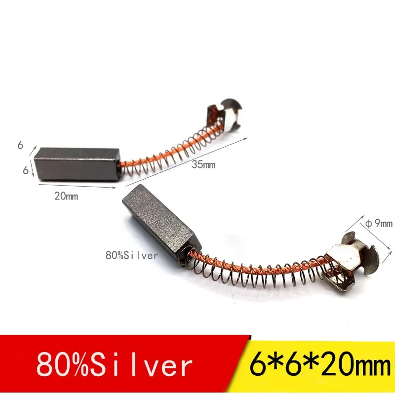UL94V-0 60-90% Silver Carbon B - огляд і ціна Power Tools Carbon Brush