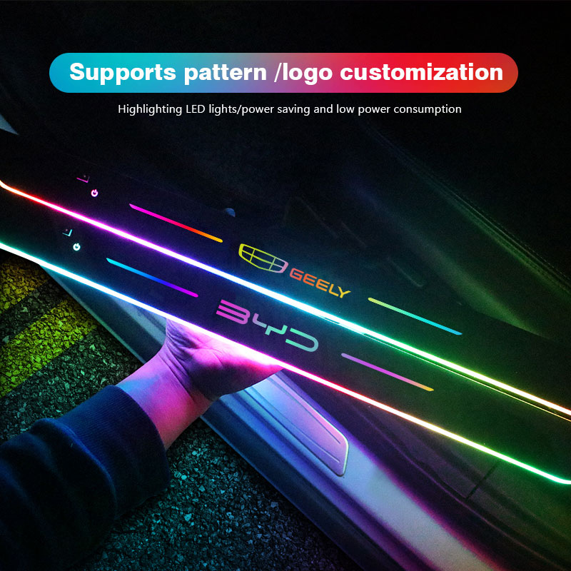 Customized Car Door Sill Light - огляд і ціна Power Tools Logo