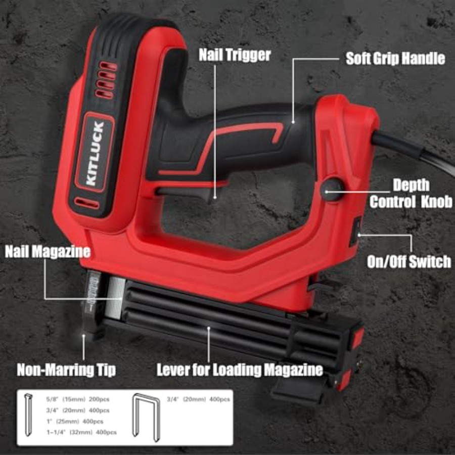 Brad Nailer 2 in 1 120V Electr - огляд і ціна Staple Gun Electric
