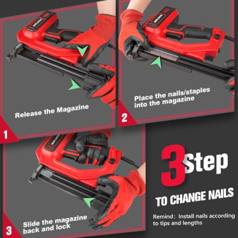 Brad Nailer 2 in 1 120V Electr - огляд і ціна Staple Gun Electric