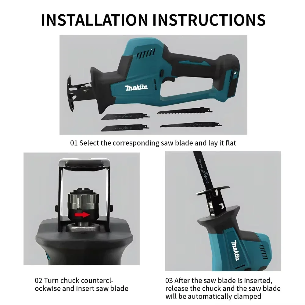 Makita DJR189 18V Cordless Ele - огляд і ціна Reciprocating Saw Cordless