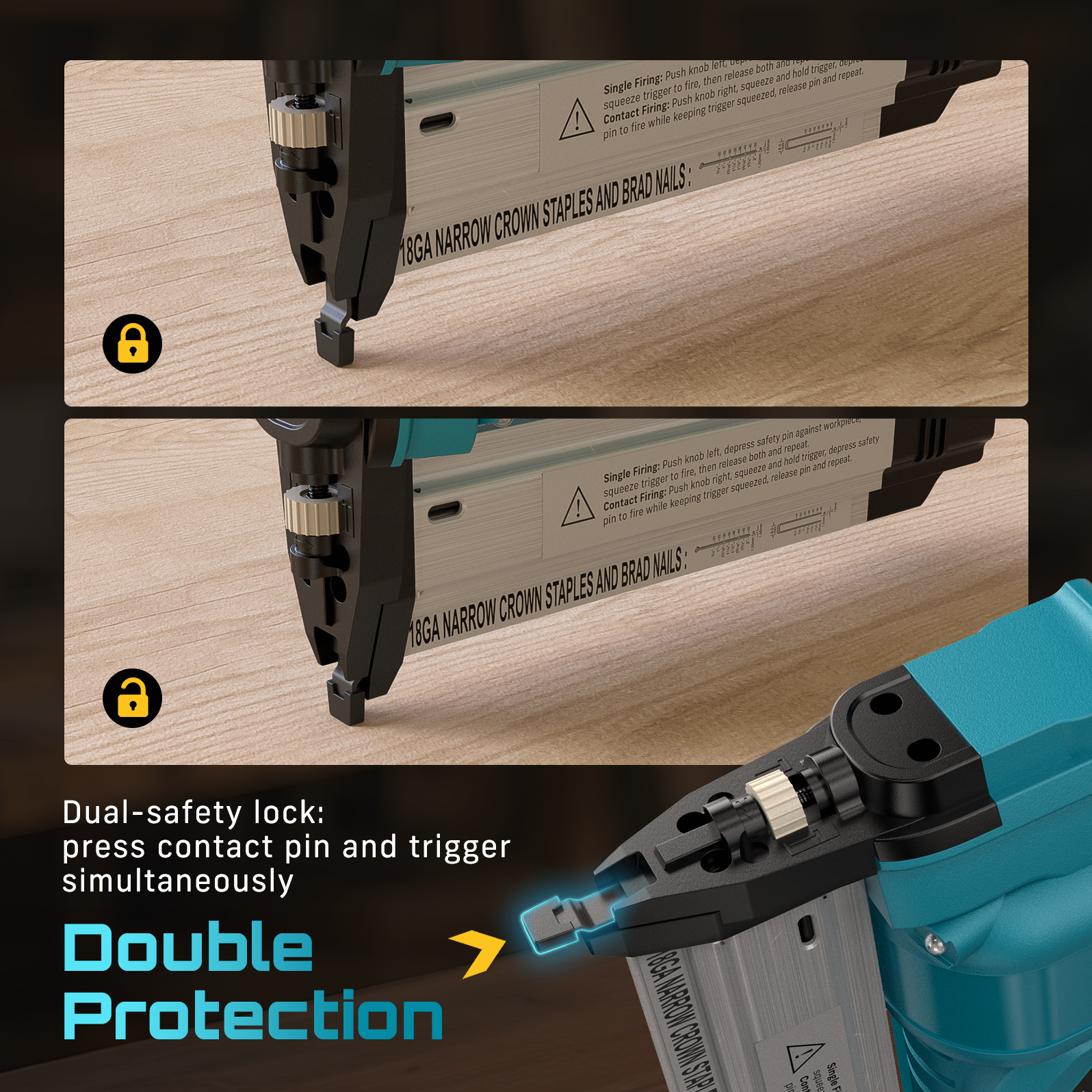 SEESII Electric Impact Nail Gu - огляд і ціна Nail Gun Brad