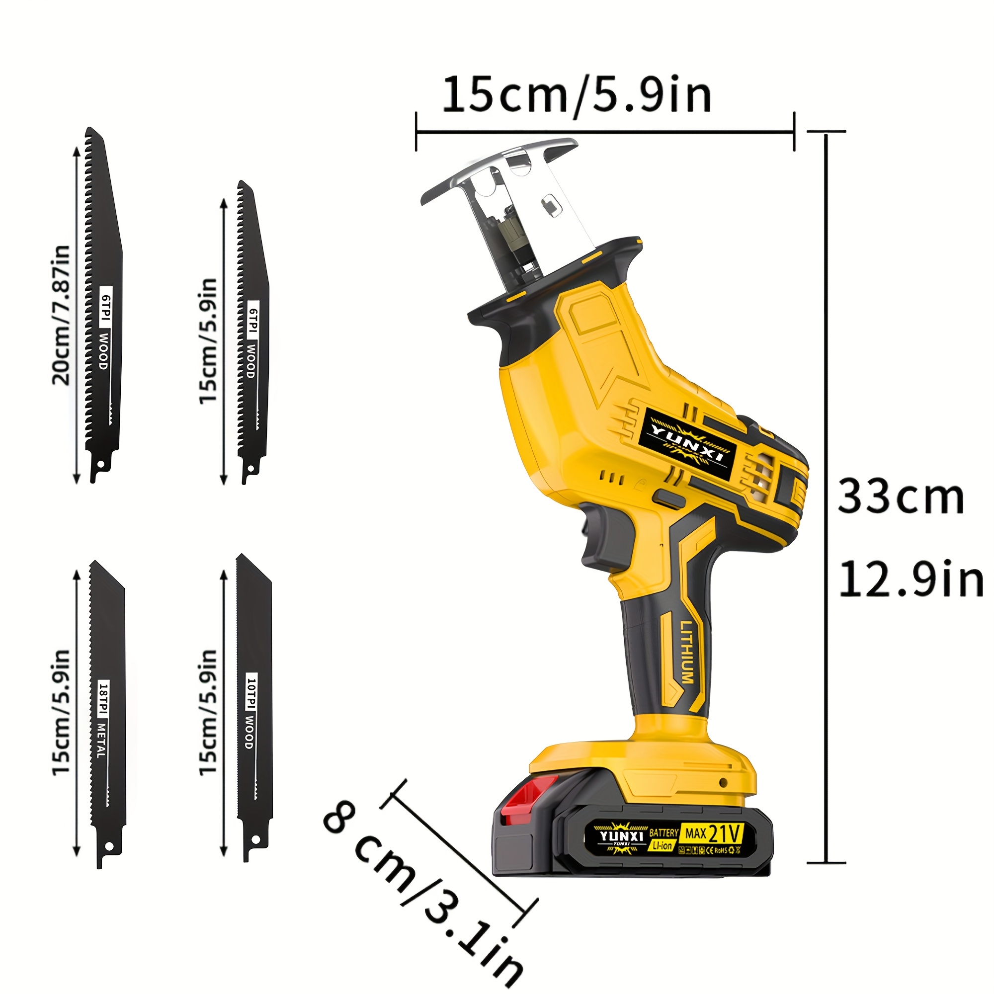 Newly Upgraded Electric Recipr - огляд і ціна Reciprocating Saw Cordless
