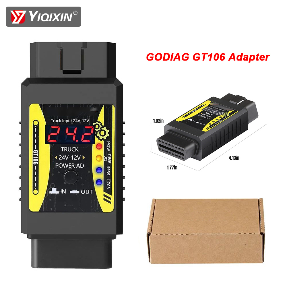 Godiag GT106 Plus Heavy Duty T - огляд і ціна Power Tools Plus