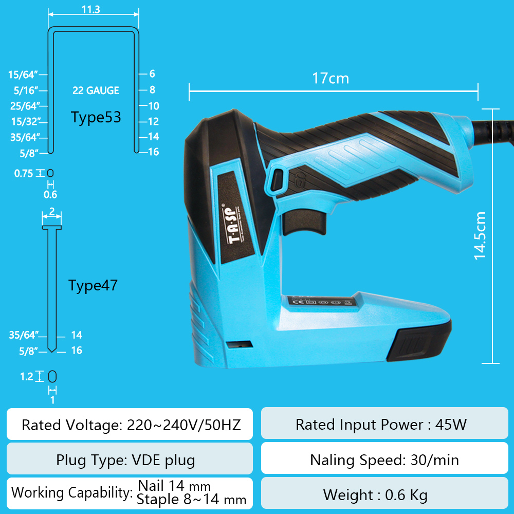 230V 2 in 1 Electric Staple Gu - огляд і ціна Staple Gun Electric