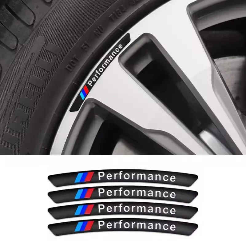4pcs Car Wheel Hub Edge Sticke - огляд і ціна Power Tools Logo
