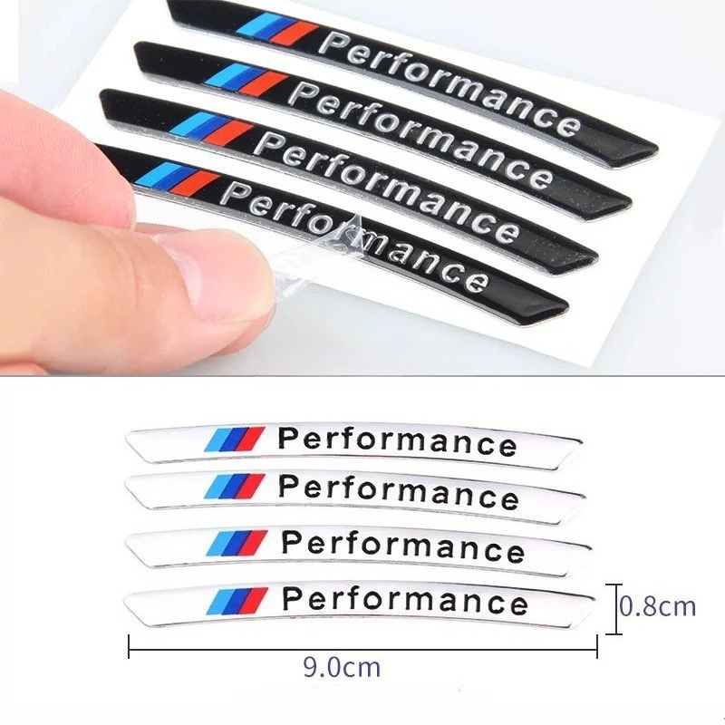 4pcs Car Wheel Hub Edge Sticke - огляд і ціна Power Tools Logo