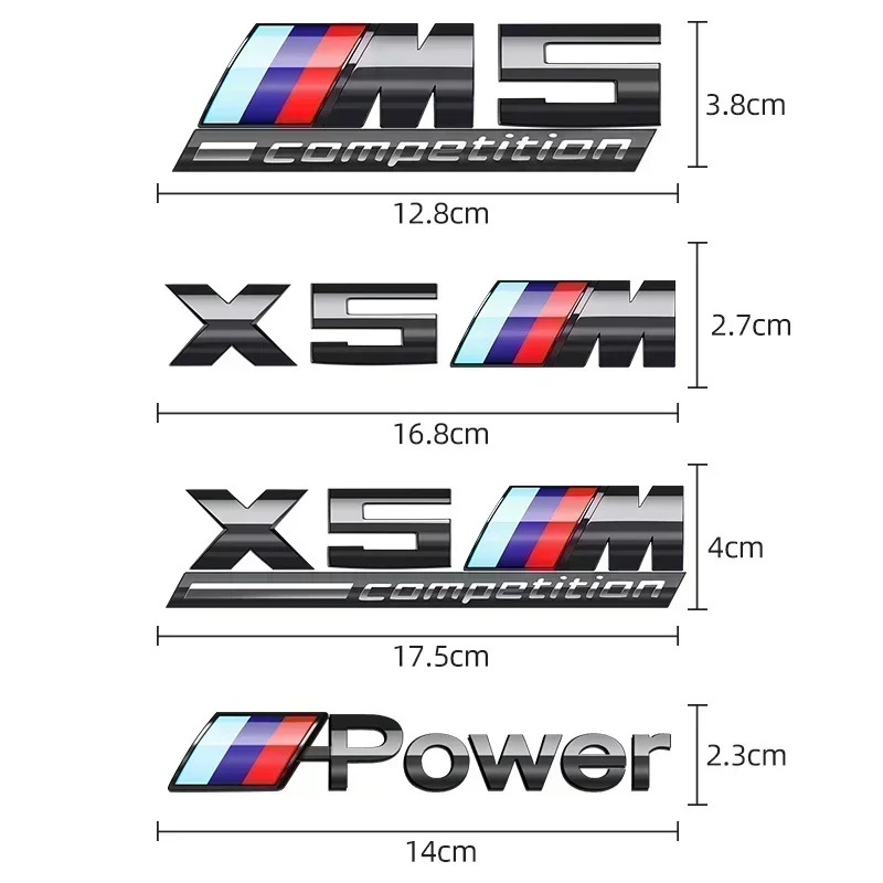 3D ABS Chrome Emblem Letters l - огляд і ціна Power Tools Logo