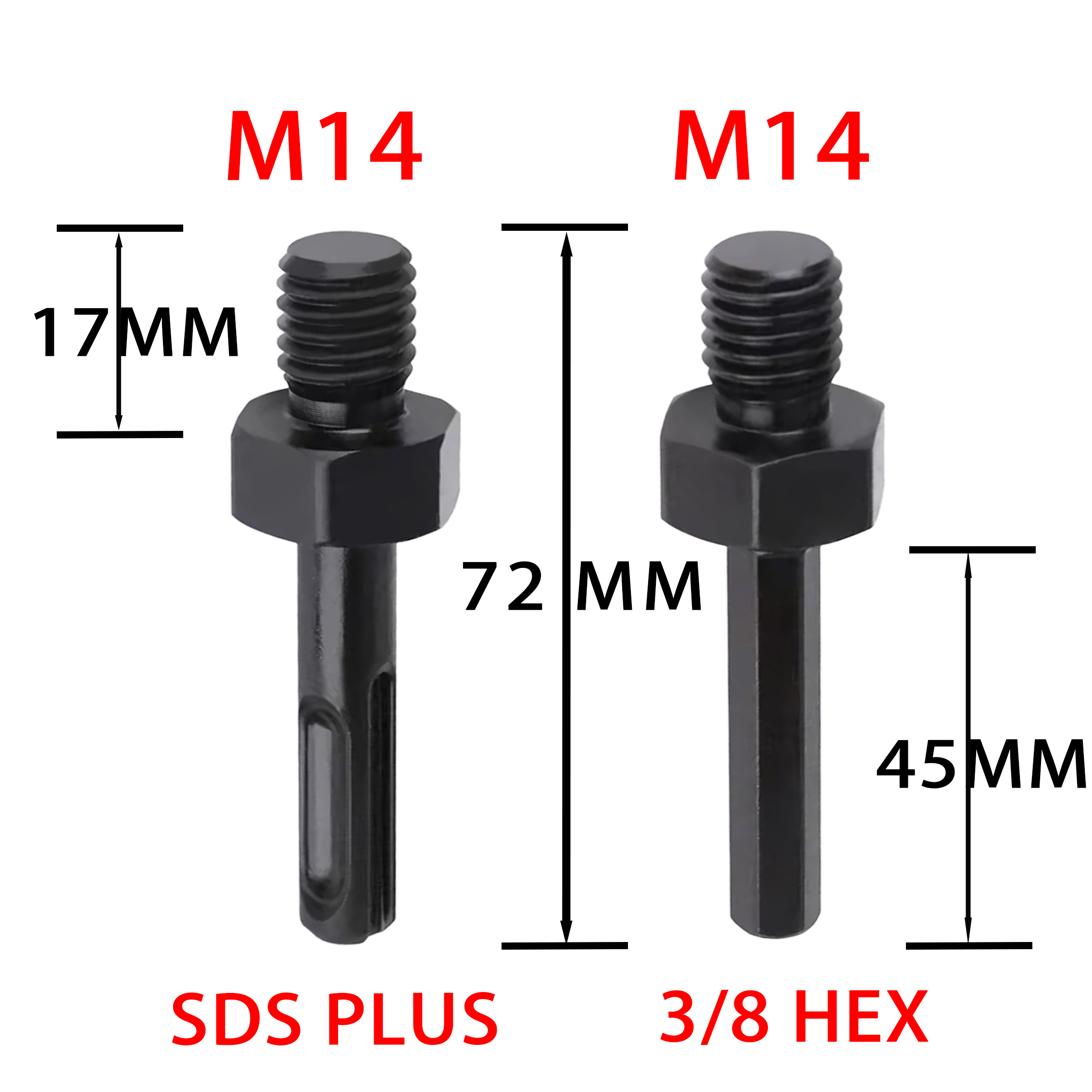 Layzen M14 Thread to 3/8 Hex & - огляд і ціна Power Tools Plus