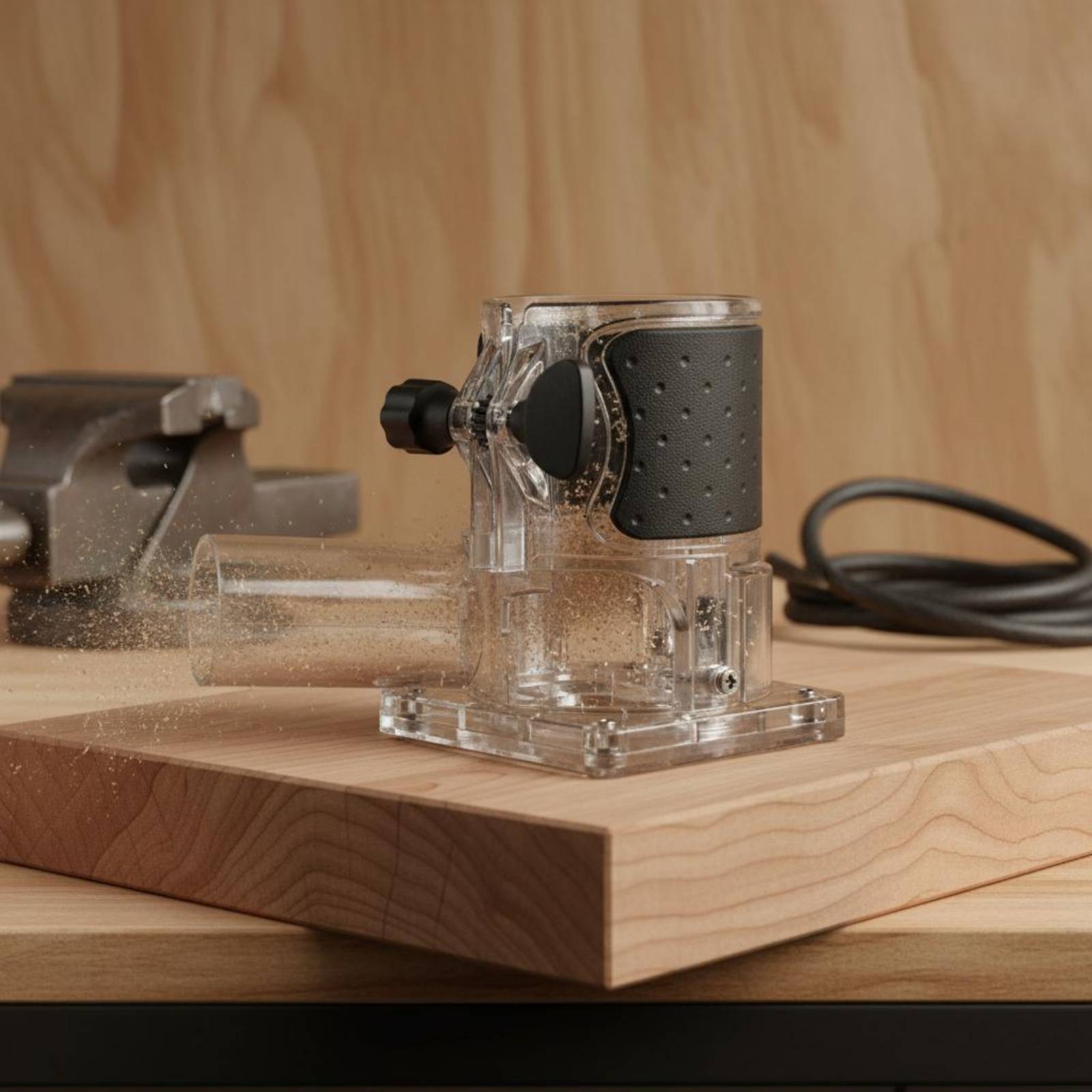 Transparent Router Dust Hood W - огляд і ціна Router Trim Base